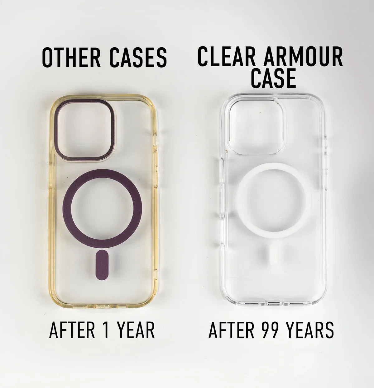 Anti-Yellow Magsafe Silicon (High-Quality) Phone Cases For iPhone 16