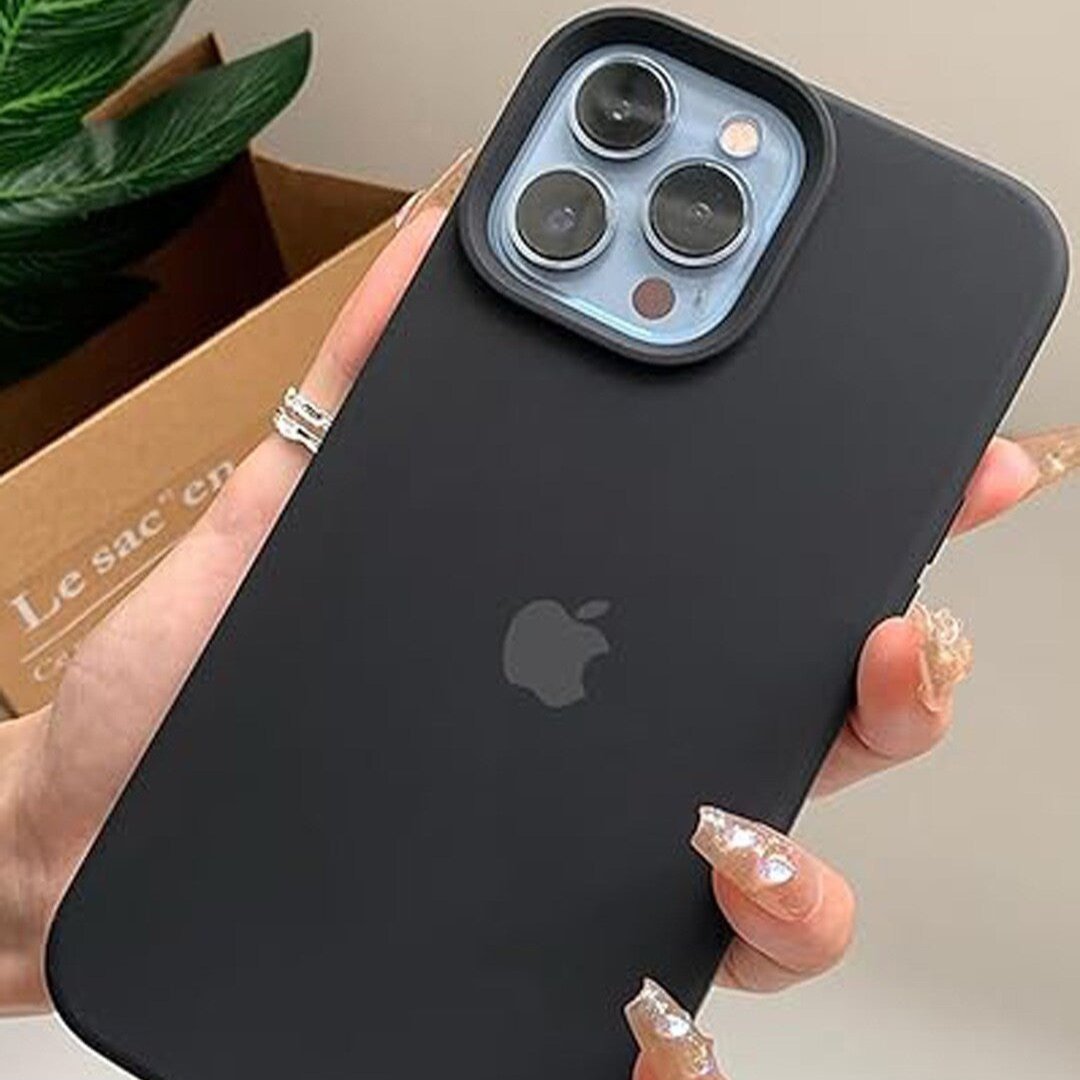 Original Black Silicon Phone Cases For iPhone 16