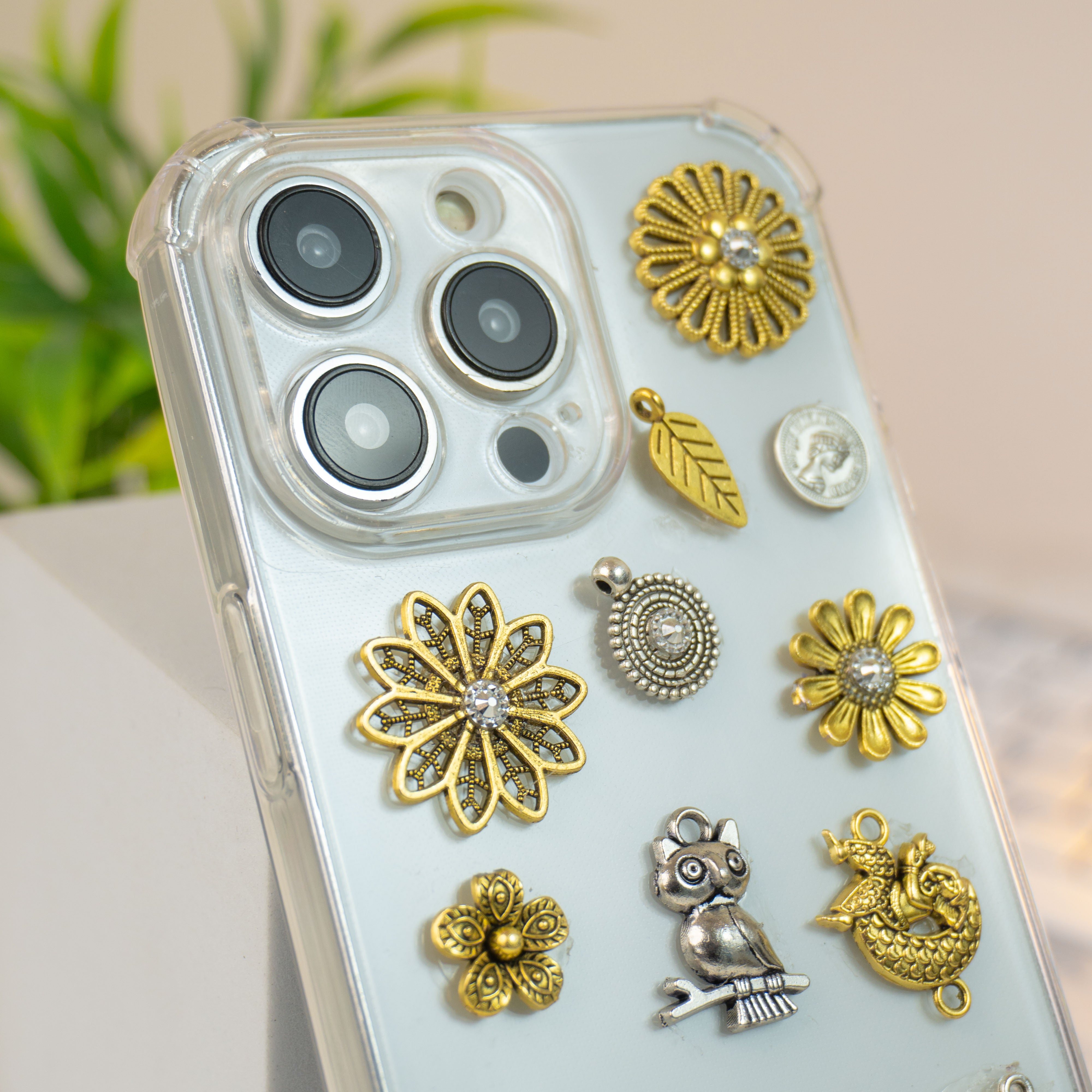 Owl-Elephant Oxidized Silicon Phone Cases For iPhone 14