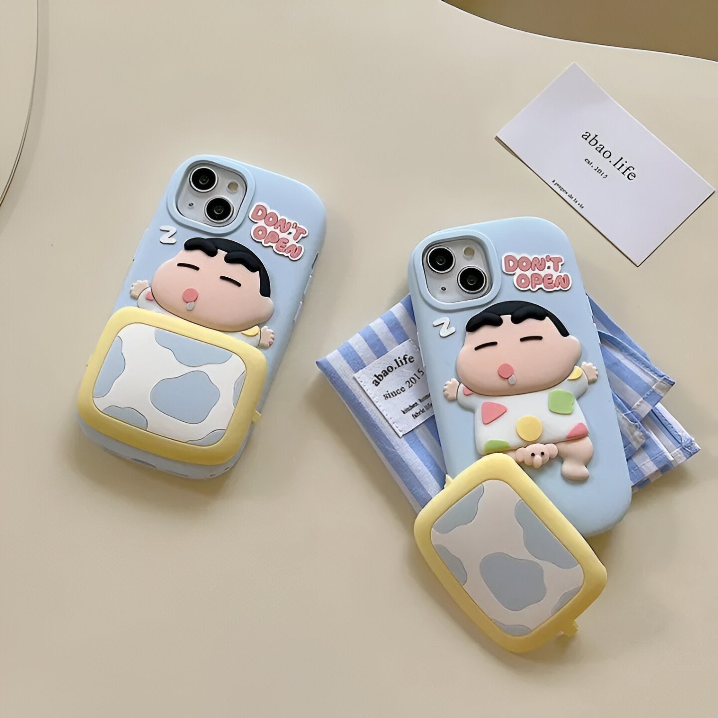 Don't Open Shinchan Silicon Phone Case For iPhone 12