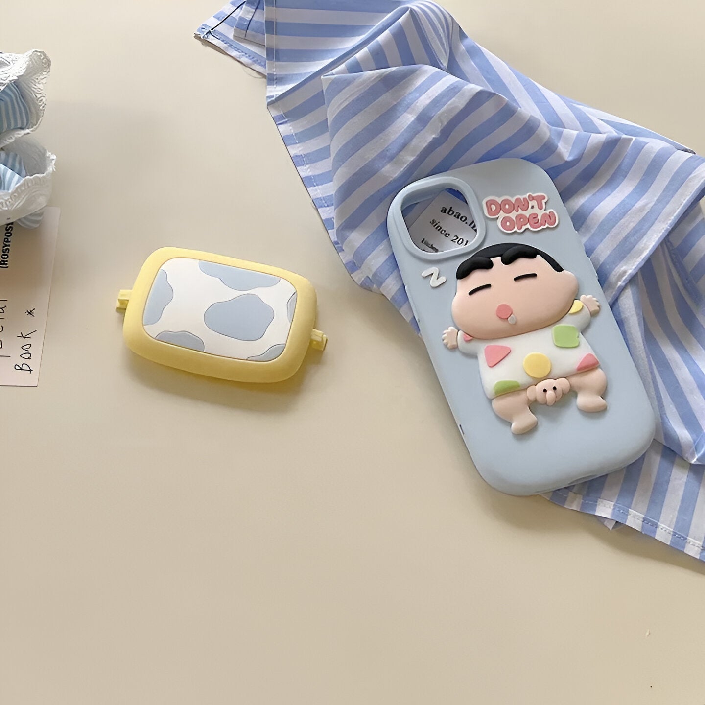 Don't Open Shinchan Silicon Phone Case For iPhone 13 Pro Max